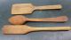 3 Pc.  Primitive Hand Carved Treenware,  Paddle,  Spatula & Spoon All For 1 Money Primitives photo 5
