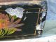 Antique Wooden Tole Like Painted Basket Box Boxes photo 3