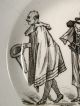 Antique Plates X2 Medieval Acting Troupe Plates & Chargers photo 8