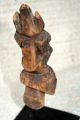 Old Polychrome Wooden Horse Prob.  Asian.  Fine Carving Old Patina.  Metal Base Carved Figures photo 3