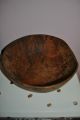 Antique Wooden Dough Mixing Bowl Primitive Trencher Bowls photo 3