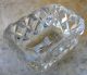 Victorian Glass Salt Oblong Shape Diamond Facets Starburst Bottom Salt & Pepper Shakers photo 6