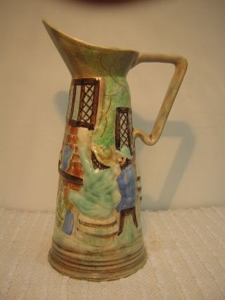 England Jug Radford Porcelain Pitcher Height 11.  5 Inches photo