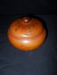 Vintage German Decorative Wooden Lidded Bowl Bowls photo 1