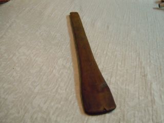 Primitive Wooden Butter Paddle Or Spatula Spoon 15 