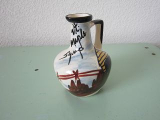 Hand Painted Vt.  Maple Syrup Jug photo