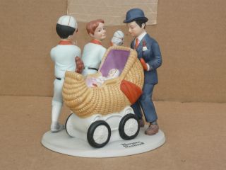 Norman Rockwell Baby Sitter Figurine Rare photo
