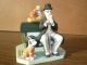 Norman Rockwell Park Bench Figurine Rare Figurines photo 3