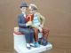Norman Rockwell Interloper Figurine Rare Porcelain Figurines photo 1