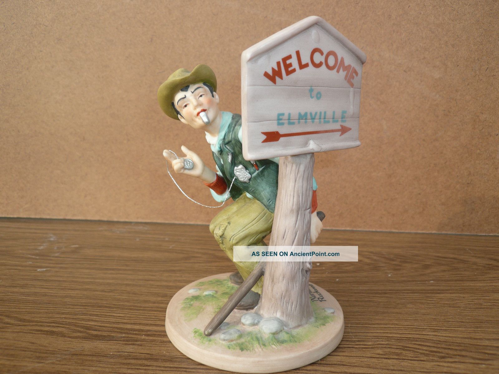 Norman Rockwell Speed Trap Figurine Rare Figurines photo