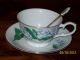 1991 Avon Teacup And Saucer And Spoon May Lily Of The Valley Nr Cups & Saucers photo 5