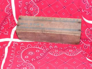 Wilson ' S Two Pound Cheese Box Old Wooden Cheese Box Wilson & Co.  Cheese Box photo