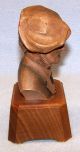 Vintage Bust Of Wagner - - 5.  25 Inches - - Wood & Toriart Carved Figures photo 2