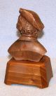Vintage Bust Of Wagner - - 5.  25 Inches - - Wood & Toriart Carved Figures photo 3