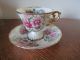 Tea Cup & Saucer Low Footed Cabinet Set Cosmos 