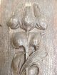 Pair 19thc Art Nouveau Oak Carved Panels With Stylised Tudric Decor Other photo 1