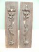 Pair 19thc Art Nouveau Oak Carved Panels With Stylised Tudric Decor Other photo 2