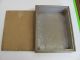 Antique Victorian Art Deco Wood Box With Reverse Painted Glass Lid Boxes photo 1
