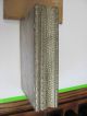 Antique Victorian Art Deco Wood Box With Reverse Painted Glass Lid Boxes photo 2