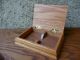 Vintage Oak Playing Card Box Boxes photo 1