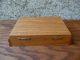 Vintage Oak Playing Card Box Boxes photo 3