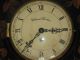 Large Vintage Warren Kessler Tin Tole Wall Clock Wind Up 17 
