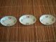 3 Antique Nippon Butter Pats Open Salts Nut Dishes Hand Painted Pink Rose Butter Pats photo 1