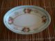 3 Antique Nippon Butter Pats Open Salts Nut Dishes Hand Painted Pink Rose Butter Pats photo 2