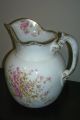 Antique Maddocks Lamberton Works Royal Porcelain Pitcher 11 1/2 Inches Tall Pitchers photo 2