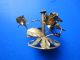 Antique Metal Italy Tole 2 Candle Candleabra Flower Toleware Wall Hanging Toleware photo 5