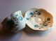 Bone China Blue Floral Rose Teacup & Saucer Made In England Royal Dover Cups & Saucers photo 3