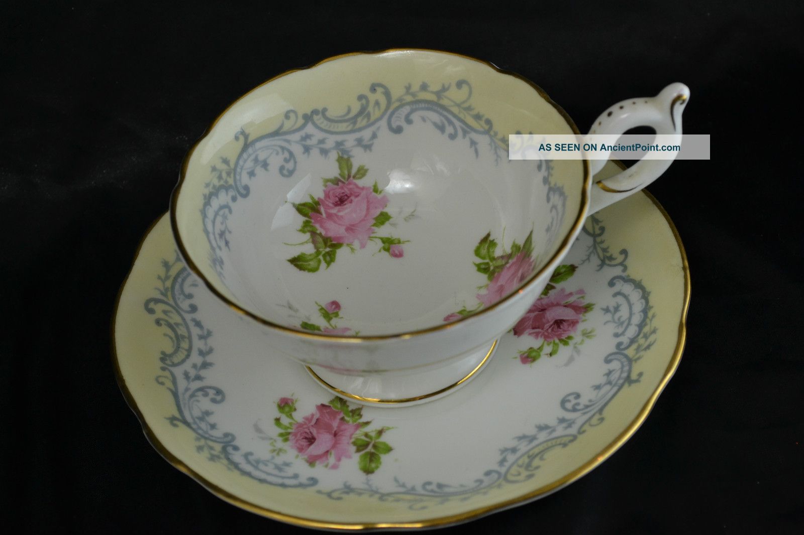 Coalport Tea Cup And Saucer Signed Made In England Cups & Saucers photo