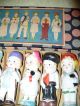 Boxed Set Of 8 Mini Doll Bisque Porcelain,  Stamped Made In Japan Figurines Other photo 5