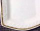 1900 - 1936 White Ironstone Gilt Hp English Embossed Butter Pat Bishop & Stonier Butter Pats photo 2