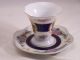 Set Of 4 Ceramic Porcelain Demi - Cups And Saucers For Tea & Expresso By Mgh Japan Cups & Saucers photo 3