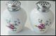 Vintage Alka Kunst Bavarian China Salt&pepper Shakers Floral Design Shabby Chic Salt & Pepper Shakers photo 1