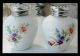 Vintage Alka Kunst Bavarian China Salt&pepper Shakers Floral Design Shabby Chic Salt & Pepper Shakers photo 5
