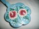 Plymouth Tole Silent Butler Handpainted Floral Toleware Design On Metal Vtg Chic Toleware photo 1