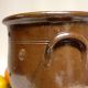 Antique Stoneware: 19thc.  Semi - Ovoid Redware Crock,  Incised & Lead Glaze,  Nr Crocks photo 7