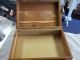 Vintage Tabletop Cedar Chest W/drawer Four Feet Ornate Top Boxes photo 7