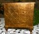 Vintage Italian Florentine Gold Gilt Wood Tole Toleware Large Jewelry Box Chest Toleware photo 2