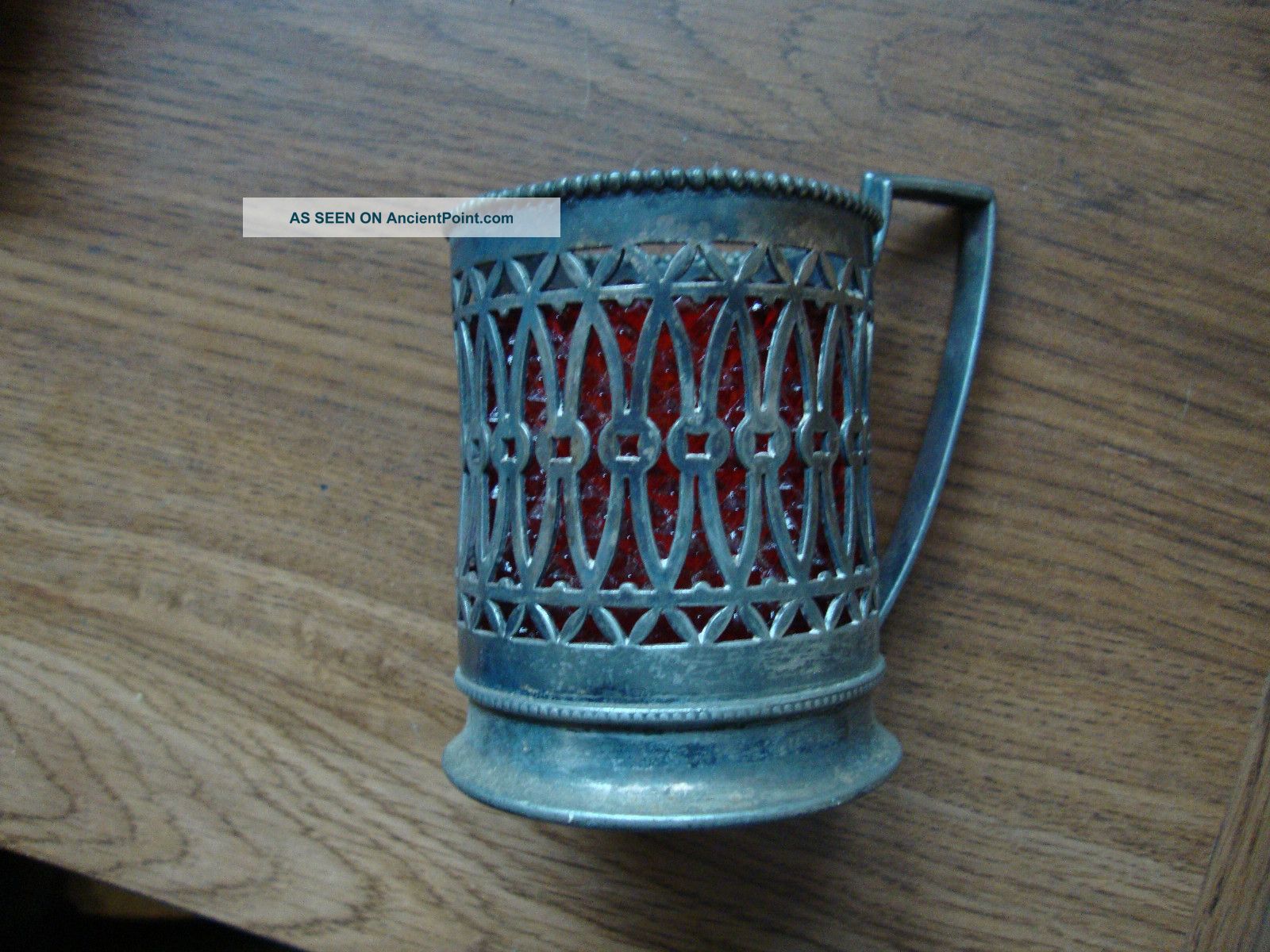 Antique Forbes Silver Plated Com.  Cup Candle Holder Other photo