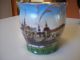 Luetuea Hora Castle Cup Porcelain Transfer Gold Trim European Cups & Saucers photo 2