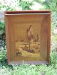 Inlaid Wood Set Of Framed Pitcures Of Trees Other photo 1