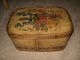 Antique Swedish Hand Painted Bride ' S Box Boxes photo 2