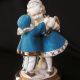 German Porcelain Art Deco Pierrot Sister Brother Dresden Figurine Figurines photo 4