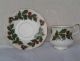 Vintage Bone China Cup And Saucer Yuletide Pattern By Queens England Rosina Cups & Saucers photo 2