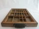 Vintage Hamilton Type Offset Letter Press Tray Drawer Shadow Box Wood 30 Opening Trays photo 1