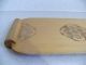 Antique Dutch Chip Carved Wood Art Nouveau Tray Vtg Folk Hand Made Blond Maple Trays photo 2