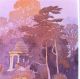 Paris Watercolor Print - Fall Leaves - Temple Of Love - Vincennes - Pierre Deux Other photo 3